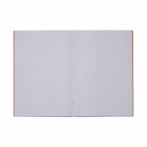 Rhino A4 Exercise Book 32 Page 10mm Squared Orange (Pack 100) - VDU014-155-6