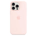 Apple - Back cover for mobile phone - MagSafe compatibility - silicone - Light Pink - for iPhone 15 Pro Max