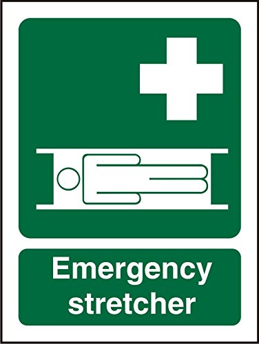 First Aid Sign Stretcher Vinyl 30 x 20 cm