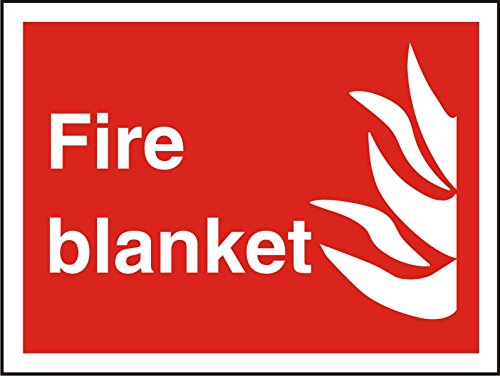 Fire Sign Blanket Plastic 15 x 20 cm