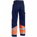 BLÅKLÄDER Trousers 15641811 Cotton, PL (Polyester) Navy Blue, Orange Size 44R