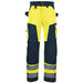 BLÅKLÄDER Trousers 15661811 Cotton, PL (Polyester) Yellow, Black Size 34R