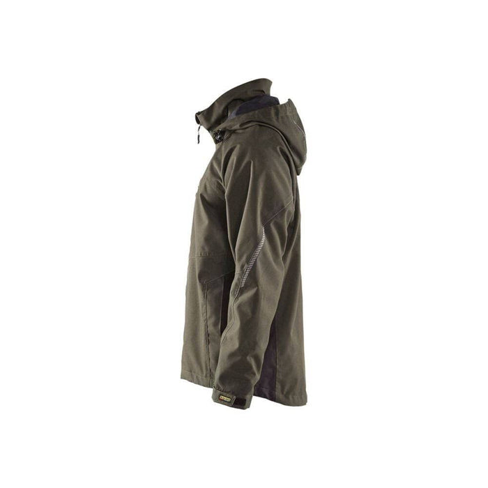 BLÅKLÄDER Jacket 48901977 PL (Polyester) Dark Olive Green, Black Size 4XL