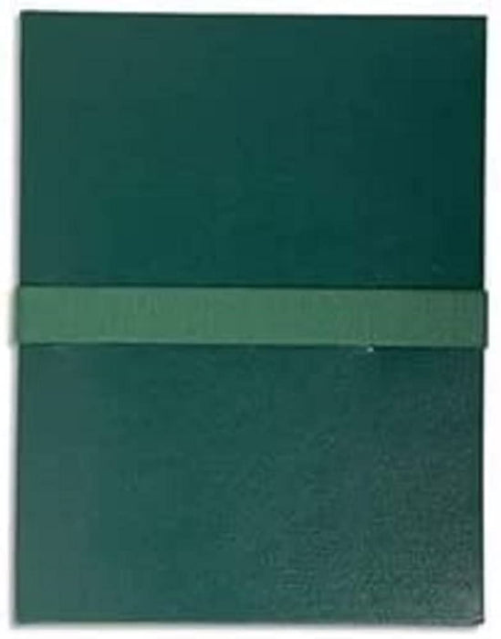 Exacompta Expanding File 633E A4 Balacron 24 (W) x 32 (H) cm Green Pack of 10