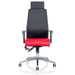 Dynamic Independent Seat & Back Posture Chair Height Adjustable Arms Onyx Black Back, Bergamot Cherry Seat With Headrest High Back