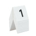 Securit Table Numbers 1-10 White 5.2 x 4.5 x 5.2 cm Pack of 10