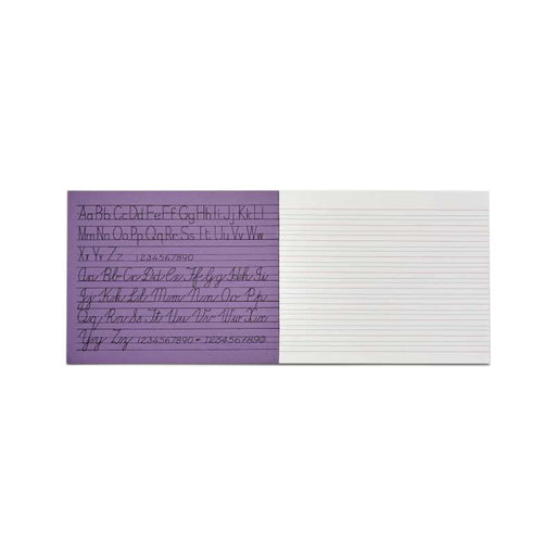 Rhino 6 x 8 Learn to Write Book 32 Page Purple Narrow-Ruled LTW4B:15R (Pack 100) - SDXB4-4