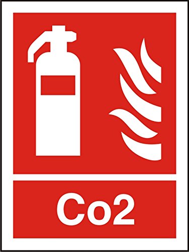 Fire Extinguisher Sign Co2 Plastic 30 x 20 cm