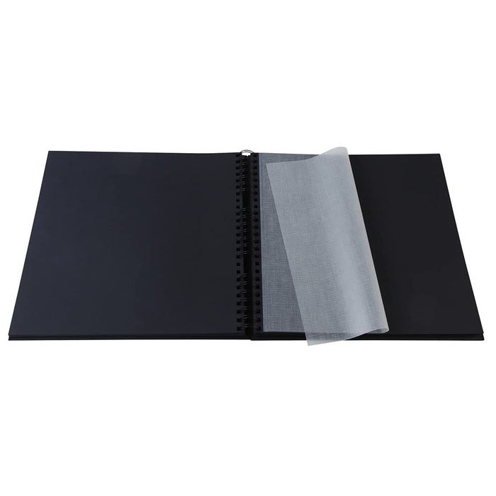 Exacompta Aramy Photo Album Spiral Hardback Paper 33 x 35 x 3.3 cm Black