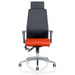 Dynamic Independent Seat & Back Posture Chair Height Adjustable Arms Onyx Black Back, Tabasco Red Seat With Adjustable Headrest High Back