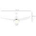 HOMCOM Fan B31-396WT White