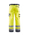 BLÅKLÄDER Trousers 15661811 Cotton, PL (Polyester) Yellow, Mid Grey Size 43S