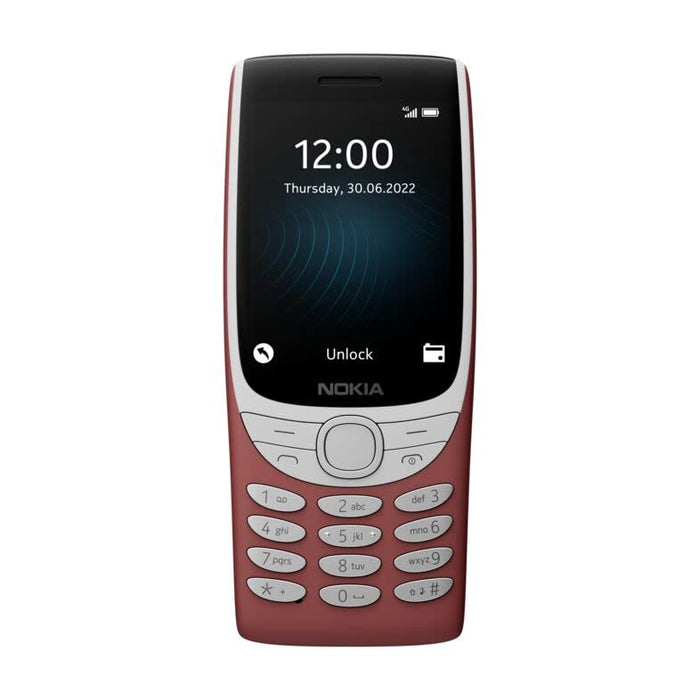 Nokia 8210 2.8 Inch 4G Dual SIM 48MB RAM 128MB Storage Mobile Phone Red