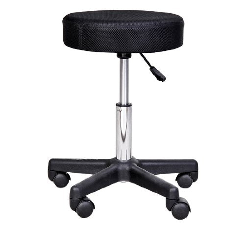 HOMCOM Hydraulic Swivel Salon Spa Stool Height Adjustable Multicolour