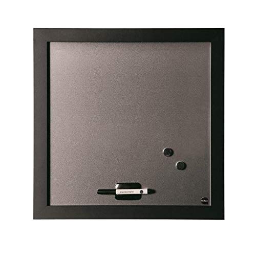 Bi-Office Black Shadow Whiteboard Wall Mounted 45 (W)x45 (H) cm MDF Black