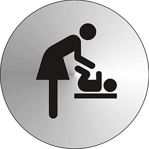 Office Sign Mother and Baby Stainless steel