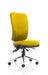 Dynamic Independent Seat & Back Task Operator Chair Without Arms Chiro Senna Yellow Seat Without Headrest High Back