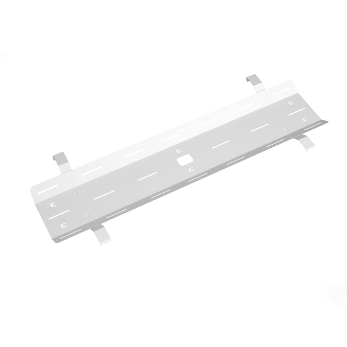 Dams International Central Drop Down Cable Tray & Bracket Steel Adapt II 1400 x 320 x 60mm White