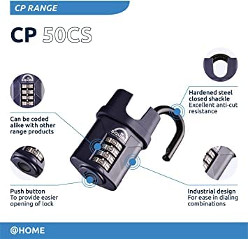 SQUIRE Combination Padlock CP50CS Hardened Steel