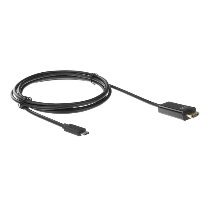 ACT USB-C to HDMI Cable AC7315 2 USB-C Male HDMI Male Black 2 m