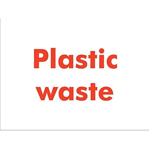 Site Sign Plastic Waste PVC 45 x 60 cm