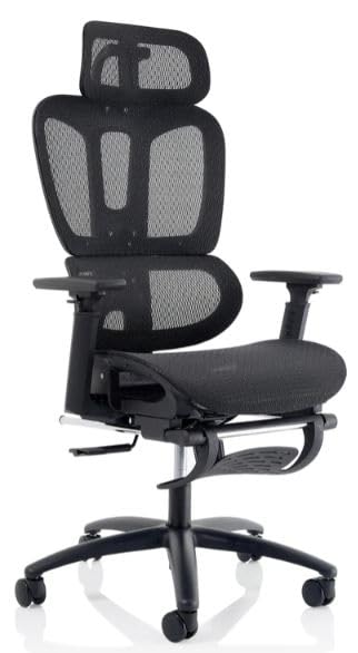 Horizon Executive Mesh Office Chair With Height Adjustable Arms Black - OP000319 -