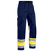 BLÅKLÄDER Trousers 15641811 Cotton, PL (Polyester) Black, Yellow Size 41S