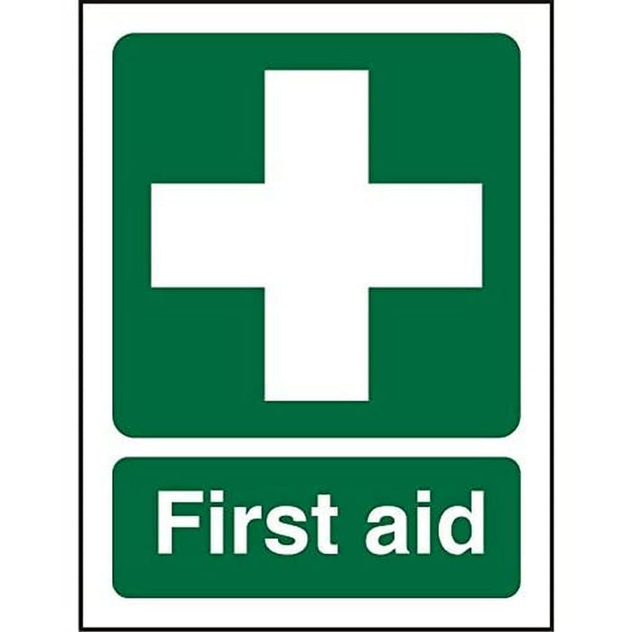 First Aid Sign Self Adhesive Acrylic 20 x 15 cm