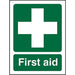 First Aid Sign Self Adhesive Acrylic 20 x 15 cm