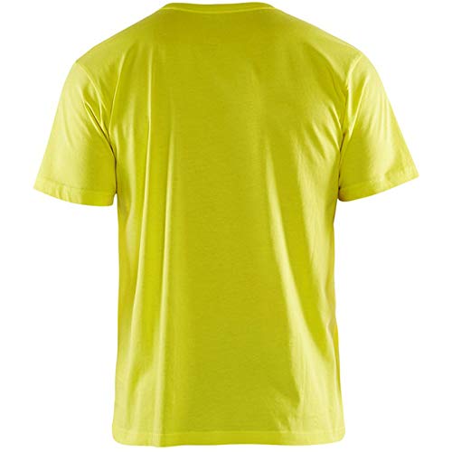 BLÅKLÄDER T-shirt 35251042 Cotton Yellow Size L