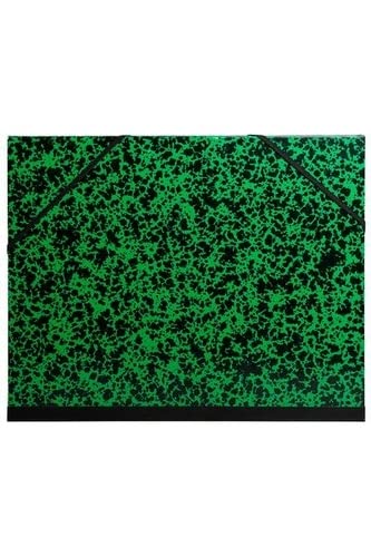 Exacompta Art Folder 542200E Cardboard 370mm x 520mm Green Pack of 10