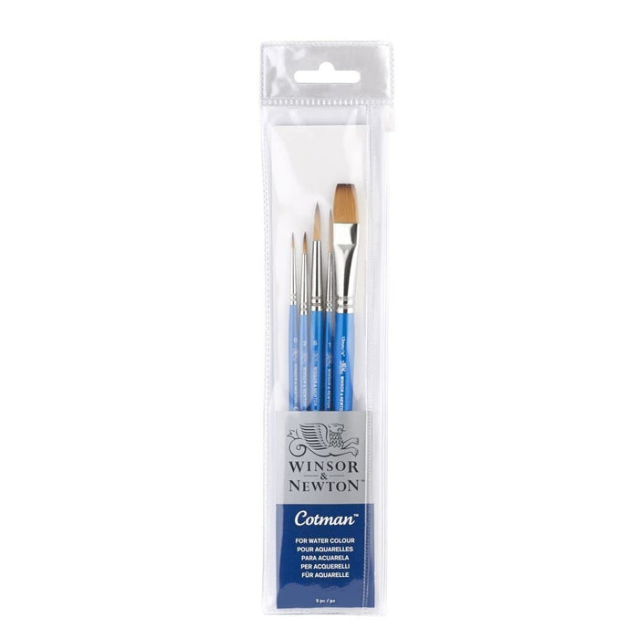 Winsor & Newton Paint Brush Set Cotman Watercolour Pack of 5