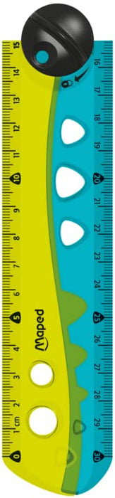 Maped Croc Croc Foldable Ruler Plastic Assorted 22 cm