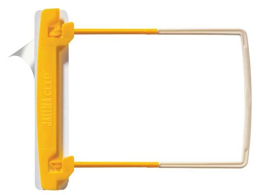 Djois JalemaClip Archive-Clips Clip Stickup Yellow / White plastic 6.8 x 24.5 cm Pack of 100