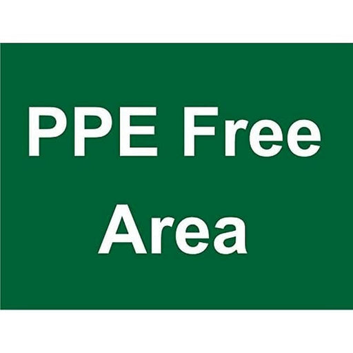 Mandatory Sign PPE Free PVC 45 x 60 cm