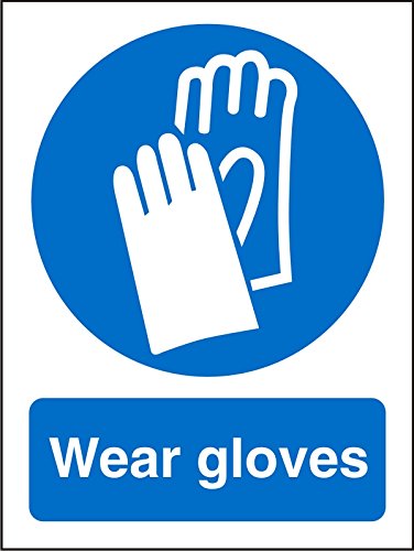 Mandatory Sign Gloves vinyl 30 x 20 cm