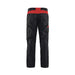 BLÅKLÄDER Trousers 14441832 Cotton, Elastolefin, PL (Polyester) Black, Red Size 44R