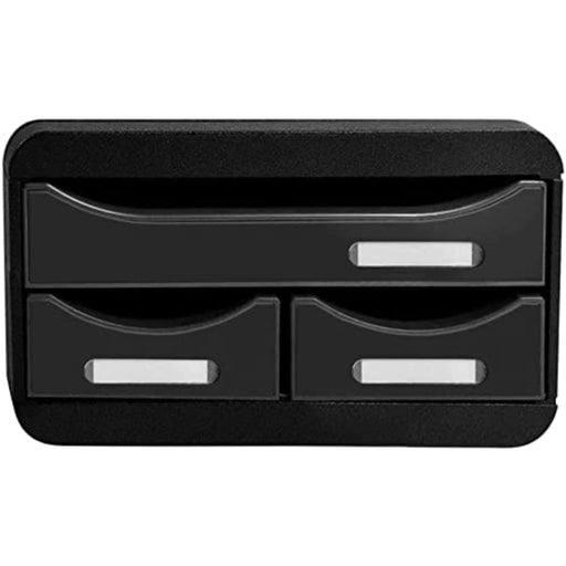 Exacompta Drawer Unit Plastic Glossy Black