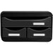 Exacompta Drawer Unit Plastic Glossy Black