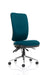 Dynamic Independent Seat & Back Task Operator Chair Without Arms Chiro Maringa Teal Seat High Back