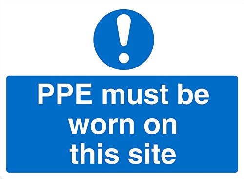 Mandatory Sign PPE PVC 45 x 60 cm