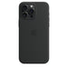 Apple - Back cover for mobile phone - MagSafe compatibility - silicone - black - for iPhone 15 Pro Max