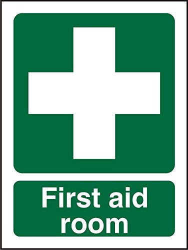 First Aid Room Sign Plastic 20 x 15 cm