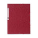 Exacompta 3 Flap Folder 55525E A4 Cherry Glossy Card 24 x 32 cm Pack of 25