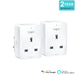 TP-Link Tapo Mini Smart Wi-Fi Socket with Energy Monitoring Twin Pack