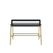 Alphason Desks AW21924 Black And Gold 1,200 (W) x 700 (D) x 895 (H) mm