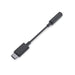 Dell SA1023 - USB-C to headphone jack adapter - 24 pin USB-C male to mini-phone stereo 3.5 mm female - magnetite