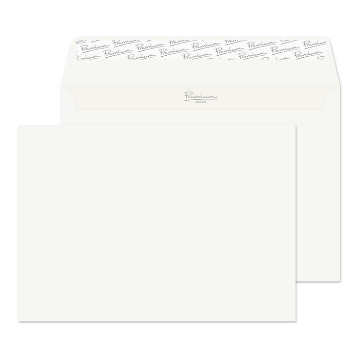 PREMIUM Business C5 Envelopes Grey 229 (W) x 162 (H) mm Window 120 gsm Pack of 500