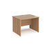 Dams International Rectangular Straight Desk with White MFC Top and Panel Legs Contract 25 1400 x 800 x 725mm