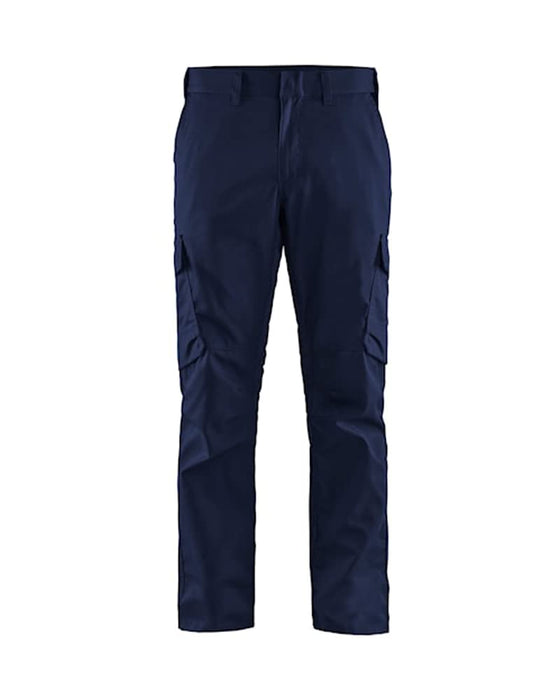 BLÅKLÄDER Trousers 14441832 Cotton, Elastolefin, PL (Polyester) Navy Blue, Cornflower Blue Size 55S